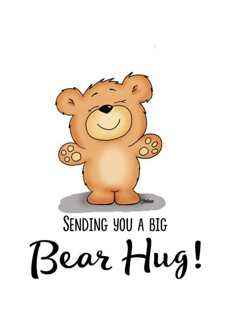 Sending You A Big Bear Hug Card Ad Sponsored Big Sending