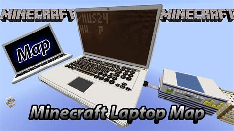 Minecraft Amazing Redstone Laptop Computer Map Fully Functionalfree