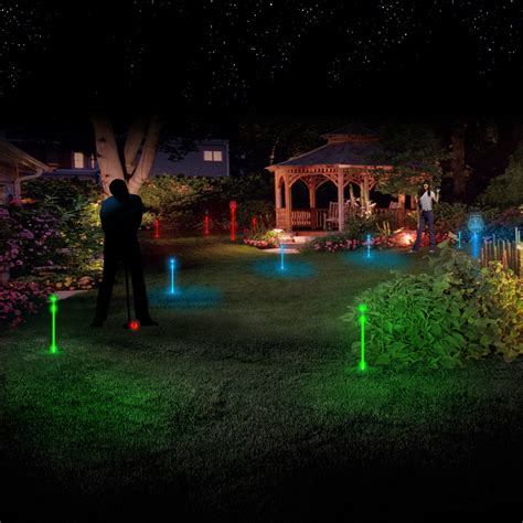 Uploaded at october 19, 2020. Backyard Night Golf Set // 3 LED Balls + 24 LED Markers ...