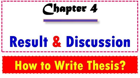 This section includes the presentation, analysis and interpretation of data. Chapter 4: Results and Discussions - How to Write Thesis ...