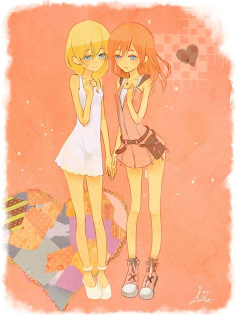 Kairi And Namine Kingdom Hearts Drawn By Shis Ra Danbooru