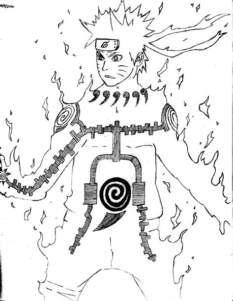 Naruto Sage Of Six Paths Coloring Pages Coloring Pages