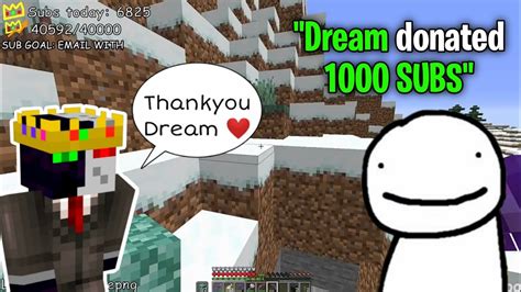 Dream Donated 1000 Ted Subs To Ranboo Youtube