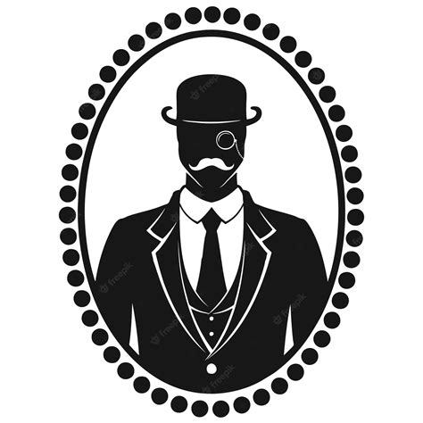 Premium Vector Gentleman Design On White Background