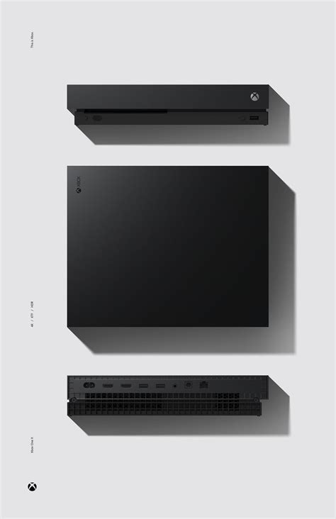Xbox One X Designed By Microsoft Device Design Team On Behance