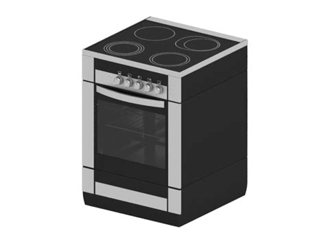 A gas stove was shown at the world fair in london in 1851, standing pilot and electric. Electric oven stove 3d model 3dsMax files free download ...