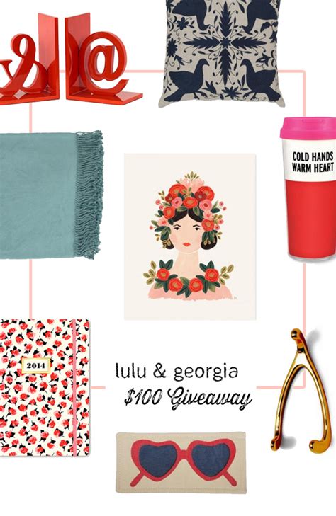 Send your gift by email. In Honor Of Design | Lulu and Georgia - $100 Gift Card ...