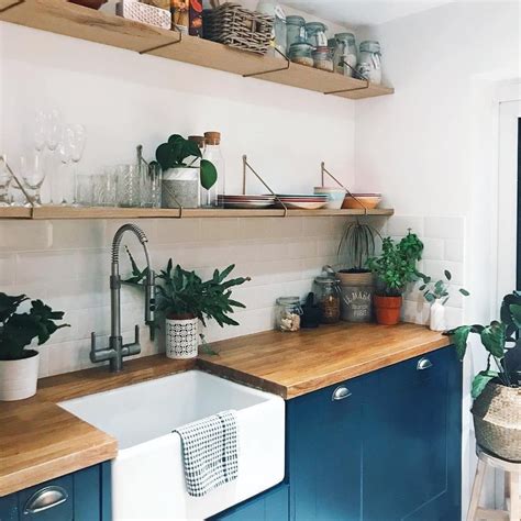 Belfast sinks are a traditional option, but the large practical design looks just as good in a contemporary kitchen. Wren Kitchens on Instagram: "The wooden shelves and Solid ...