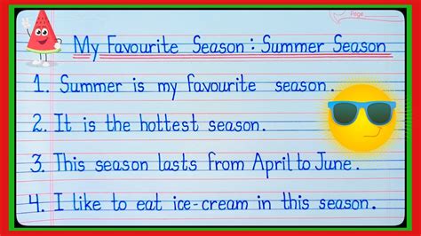 Lines Essay On My Favourite Season Summer Season L Essay On Summer Season L Summer Season