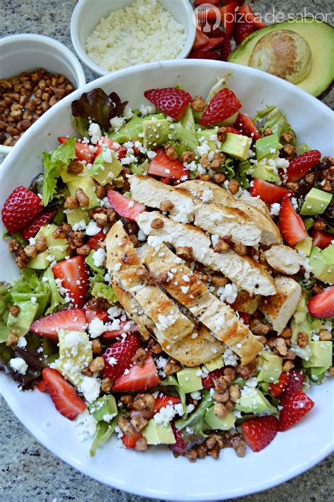 Ensalada De Pollo Con Fresas Artofit