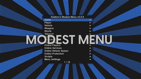 Kiddions Modest Menu Showcase I Free Mod Menu Showcase I Gta Online