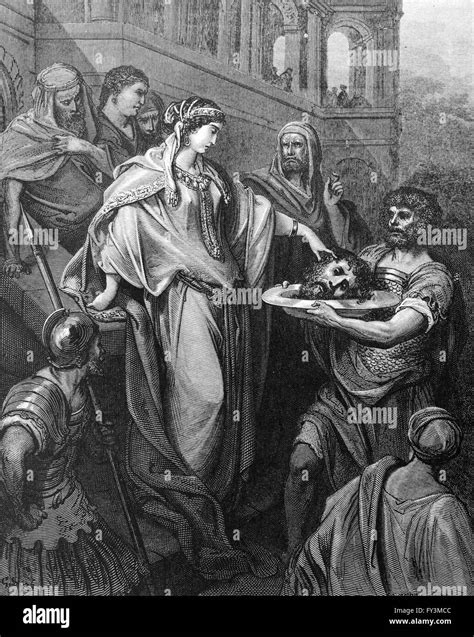New Testament Salome The Daughter Of Herod Receiving The Head Of John
