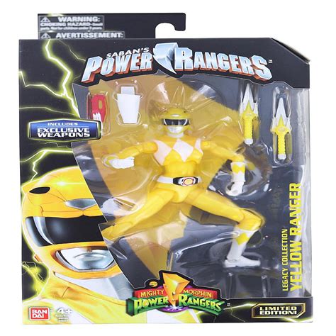 power rangers legacy collection 6 5 inch action figure yellow ranger oriental trading