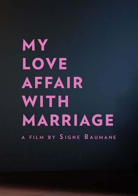 Sección Visual De My Love Affair With Marriage Filmaffinity