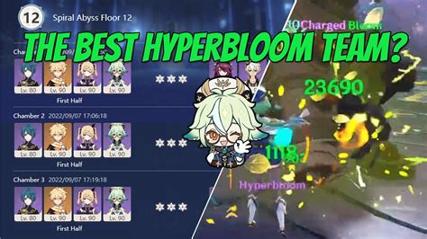The Best Hyperbloom Team Is F2p F2p Floor 12 Abyss Clear Youtube