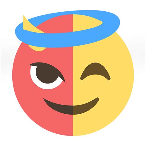 Angel And Devil Emoji