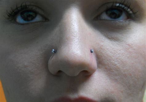 Double Nostril Piercings By Lonnie Nose Piercing Double Nostril Piercing Piercing