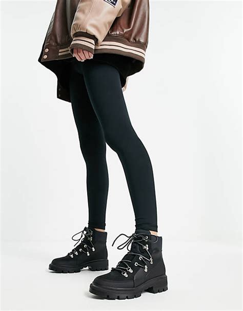 timberland cortina valley hiker boots in black asos