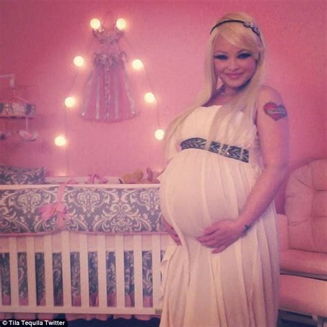 Tila Tequila Gives Birth To Daughter Isabella Monroeas Daily Mail Online