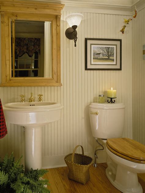 Beadboard Powder Room Design Ideas Pictures Remodel And Decor