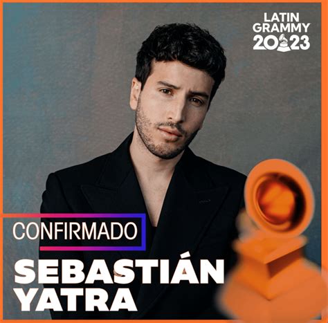 sebastiÁn yatra confirmed as latin grammy host and shines during performance for 2023 santiago pan