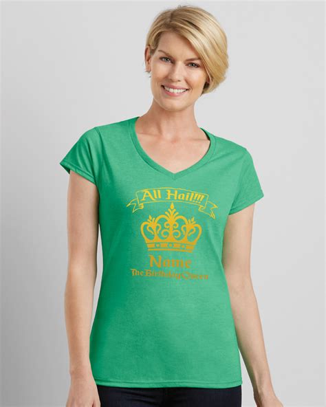 Personalised Birthday Queen T Shirt