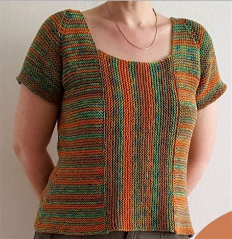 This baggy crocheted cardigan is the perfect sweater for colder weather. Garter Stitch Summer Sweater | AllFreeKnitting.com