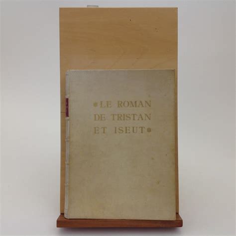 Le Roman De Tristan Et Iseut Rare Vellum Binding Par Joseph Bedier