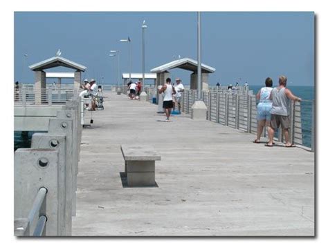 St Pete FL Gulf Fishing Pier Attracts A Lot Of Fishermen Fort Desoto Park Over Feet Long