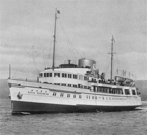 The Post War Royal Sovereign Shortly After Delivery In 1948