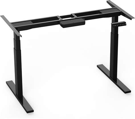 Aimezo Dual Motor Sit Stand Desk Frame Electric Height Adjustable