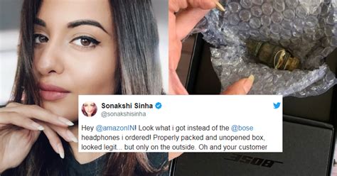 Sonakshi Sinha Gets Rust Iron Instead Of Headphones Ordered From Amazon