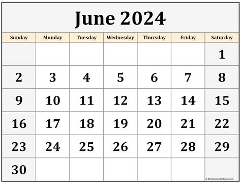 June 2023 Free Printable Calendar Minimalist Blank Printable