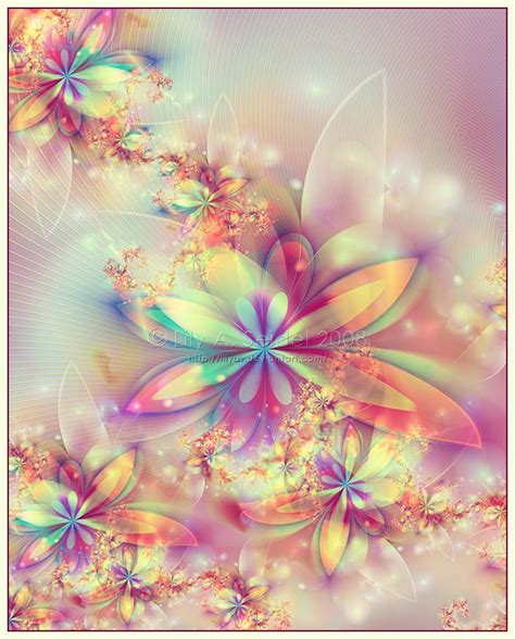 Summer Day By Lilyas Fractal Art Flower Art Colorful Art