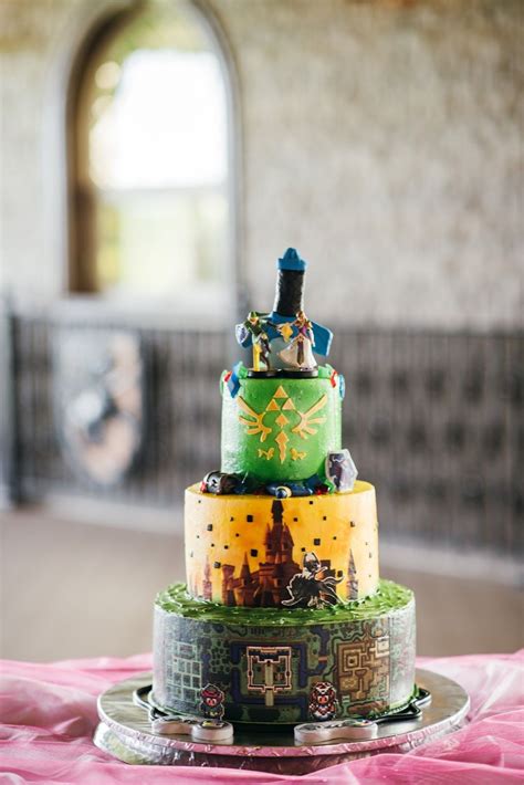 The Animated Anajo The Cake Legend Of Zelda Wedding Cake