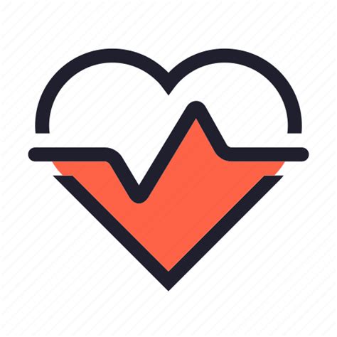 Cardiogram Clinic Doctor Health Heart Heartbeat Physician Icon