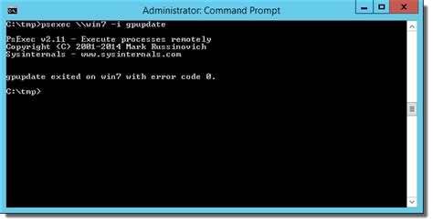 I found a command line, listed below that will force a restart. Force remote Group Policy refresh with PsExec and gpupdate ...