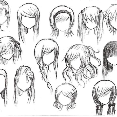 Anime Hair Template To Learn More Anime Hair Template Templates