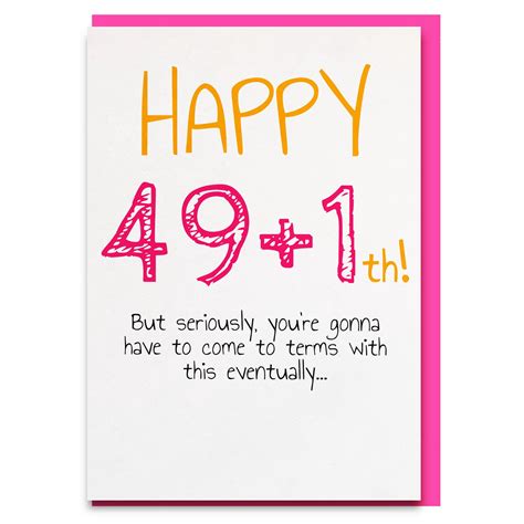50th Birthday Card 50th Birthday Happy 50th Funny Birthday Etsy