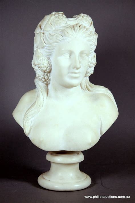 An Antique Marble Bust Of A Fine And Decorative Arts Philips