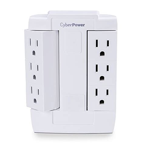 Cyberpower Csp300wur1 Surge Protector 3 Ac Outlet With 2 Usb 21a