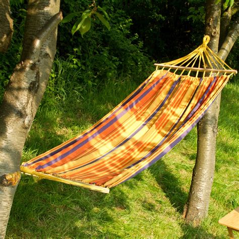 Outdoor Garden Canvas Hammock Swinging Hanging Camping Beach Travel Bed