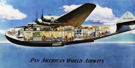 Pan American World Airways Boeing 314 Clipper Interior Flying Boat