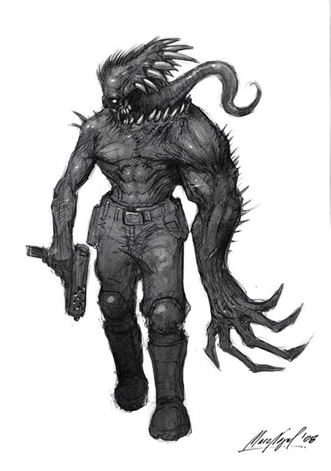 Monochrome Military Mutant By Marcnail On Deviantart