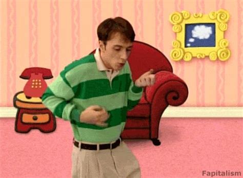 Burns hosted the show for six years, beginning 1996 and ending in 2002. blues clues gif - Google Search | Old TV Shows GIF'S ...