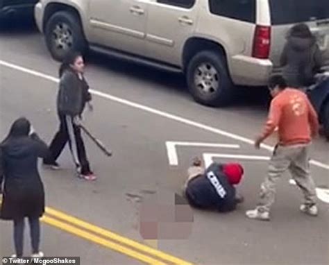 Sickening Moment Neighbors Unleash Brutal Baseball Bat Attack On A Man