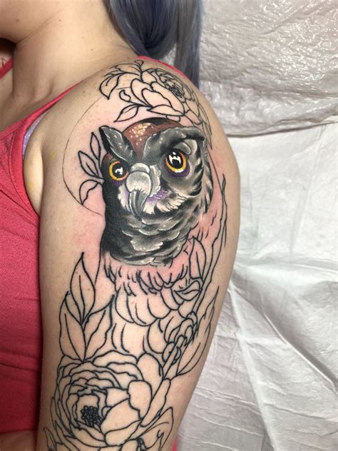 So in case you've got a tattoo on this a part, it is going to be quite appealing, make certain you receive a really impressive tattoo on this a part. Owl half sleeve tattoo Done by: Derek Kastning Owner ...