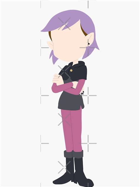 Amity Blight Uniform V2 Minimalist Portrait Sticker For Sale By