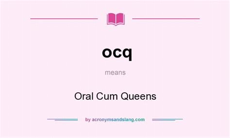 Ocq Oral Cum Queens In Undefined By