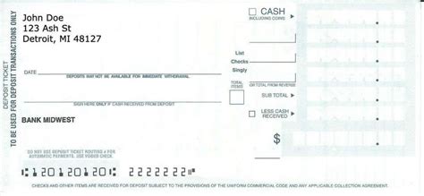 How To Fill Out A Deposit Slip 8 Steps